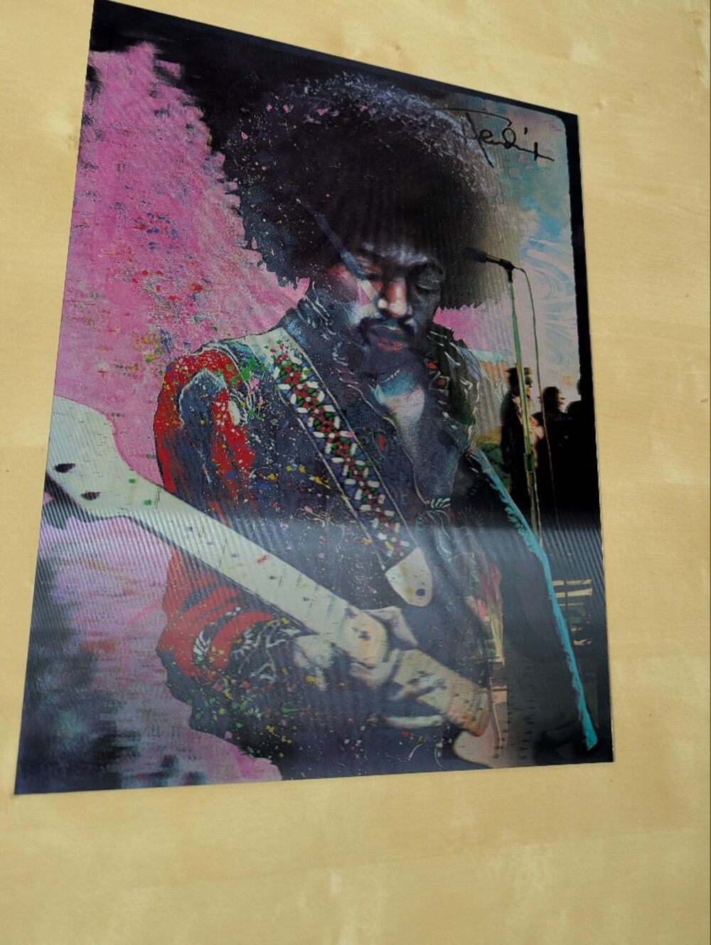 Jimi Hendrix 3D LENTICULAR MOTION POSTER NEW